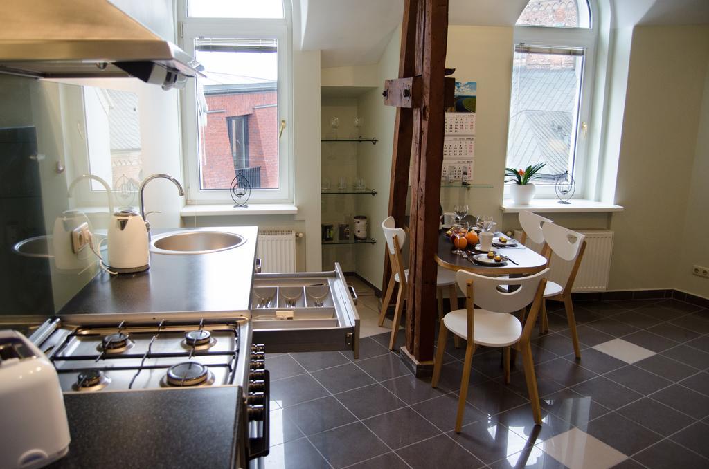 City Inn Riga Apartment, Old Town Panorama View With Parking Ngoại thất bức ảnh